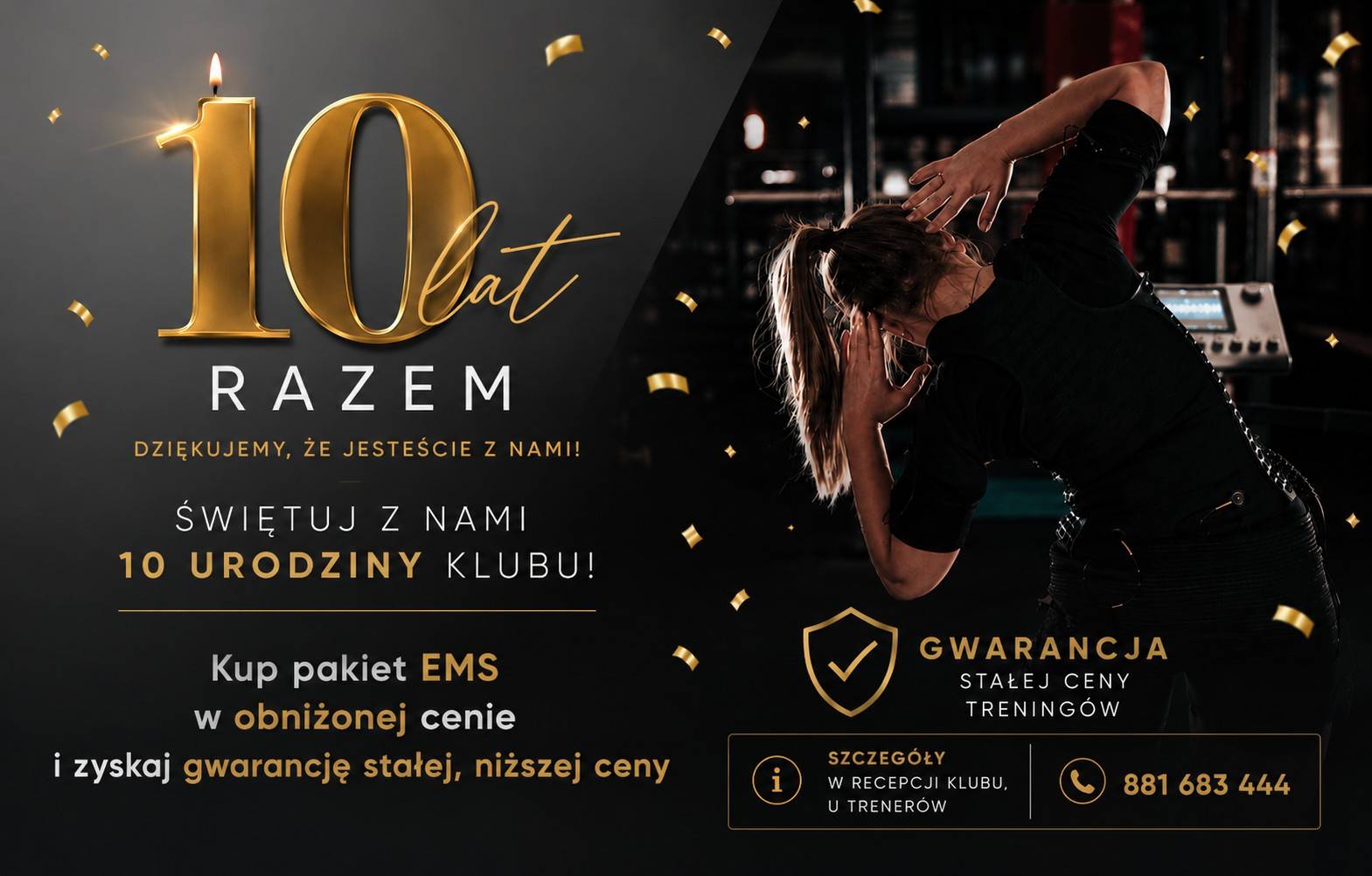 10 lat razem urodzinowy EMS