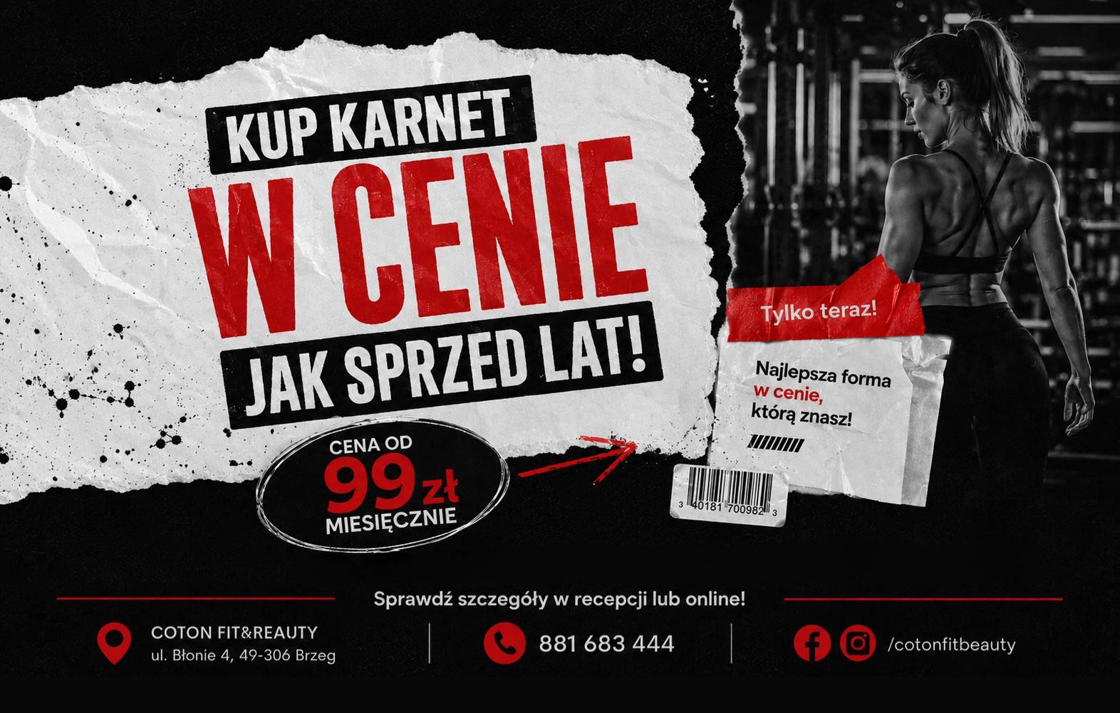 Kup karnet w cenie sprzed lat