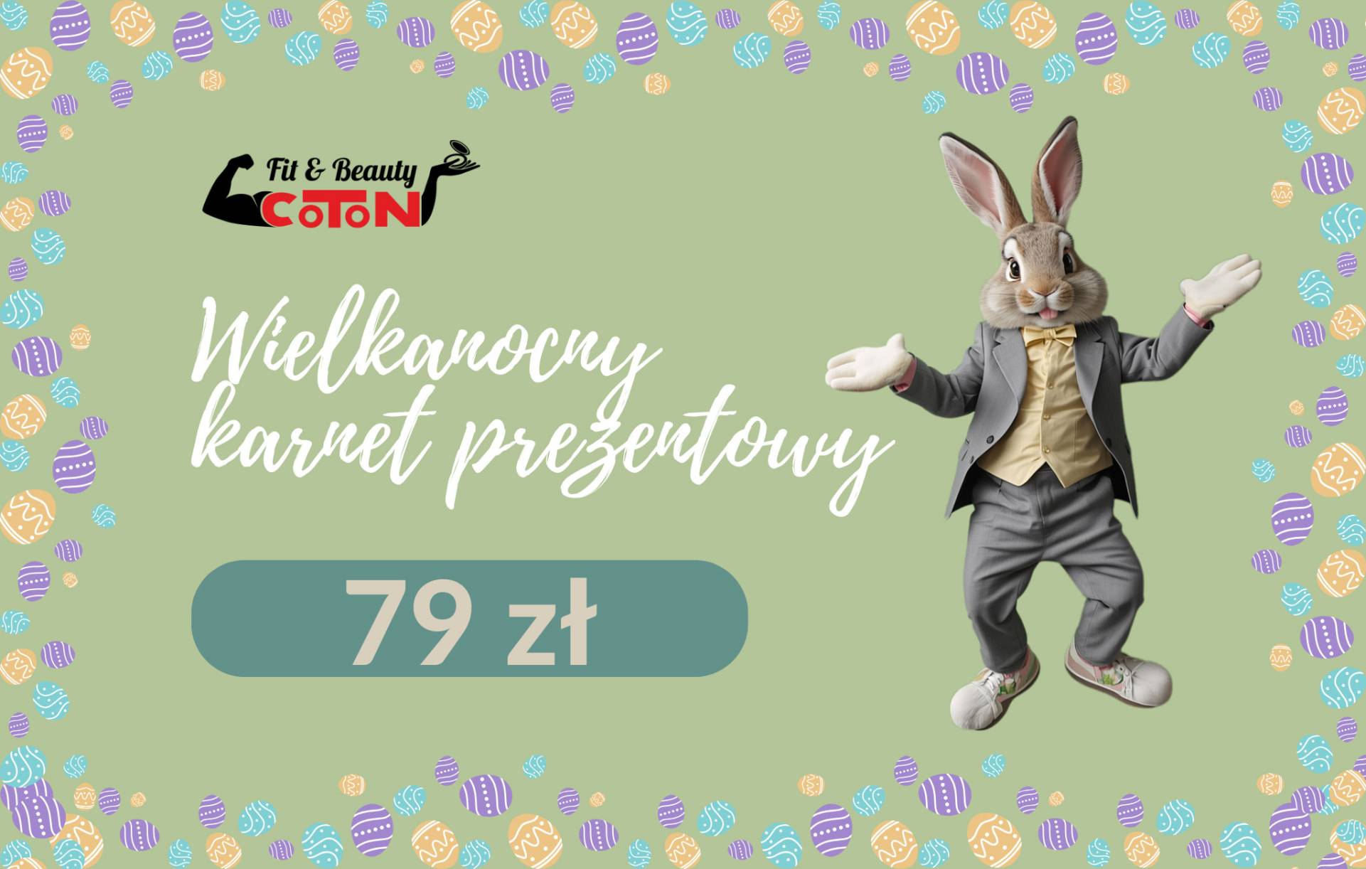 Wielkanocny karnet prezentowy
